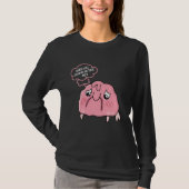 Funny Blobfish - When Will Senpai Notice Me - Anim Tシャツ (正面)