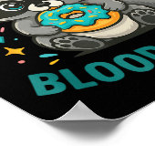 Funny Blood Sugar Raccoon Food Chaos Diabetes Fera ポスター (角)