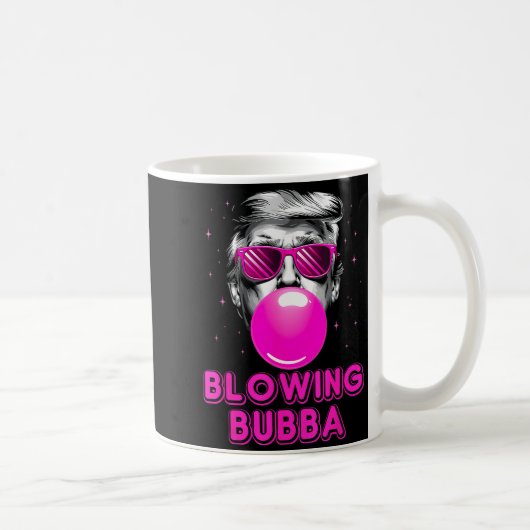 Funny Blowing Bubba コーヒーマグカップ (右)