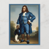 Funny Blue Boy Parody ポストカード (正面)