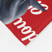 Funny Bluenose Pitbull Dog Name Pattern Christmas フリースブランケット (角)