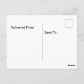 Funny Board Pun Gift: Bored Without You ポストカード (裏面)