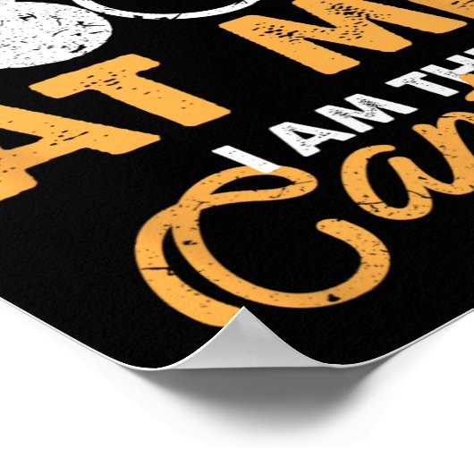 Funny Boating I Am The Captain Sailor Sailing  ポスター (角)