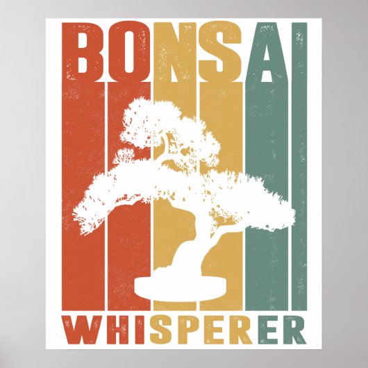 Funny Bonsai Tree Funny Japanese Bonsai Tree Whisp ポスター (正面)