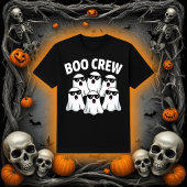 Funny Boo Crew Ghosts with Sunglasses Halloween Tシャツ