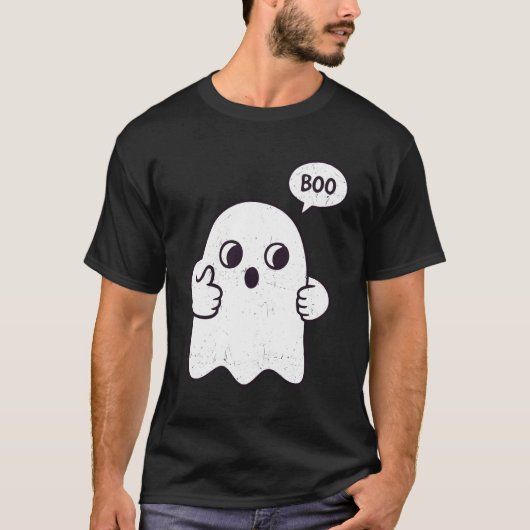 Funny Boo Ghost Halloween Costume Tシャツ (正面)