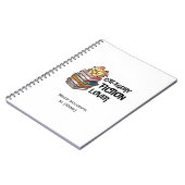 Funny Book Cat Lover Quote Cat-egory Fiction Lover ノートブック (左側)