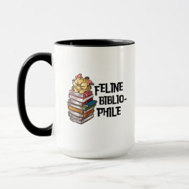 Funny Book Cat Lover Quote Feline Bibliophile マグカップ