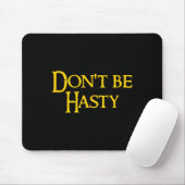 Funny Book - Don't Be Hasty  マウスパッド (マウス)