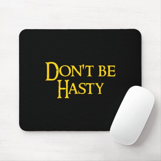 Funny Book - Don't Be Hasty  マウスパッド (マウス)