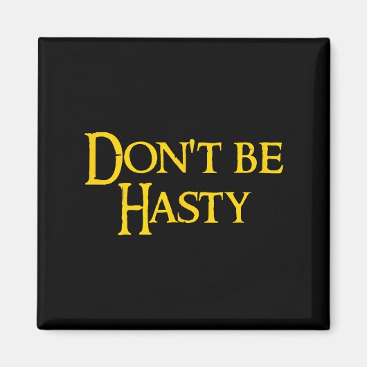 Funny Book - Don't Be Hasty  マグネット (正面)