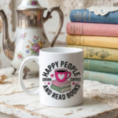 Funny Book Lover Coffee Addict Reading Nerd コーヒーマグカップ
