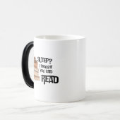 Funny Book Lover Quote Sleep I Thought You Said Re モーフィングマグカップ (正面左)