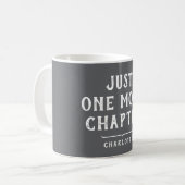 Funny Book Lover's Saying Quote Personalized コーヒーマグカップ (正面左)