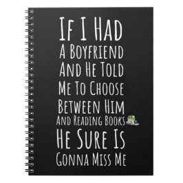 Funny Book Reader For Her Teen Girls Women Reading ノートブック