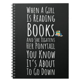 Funny Book Reading Gifts For Her Teen Girls Women  ノートブック