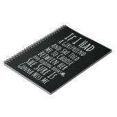 Funny Book Reading Gifts For Him Teen Boys Men  ノートブック (左側)