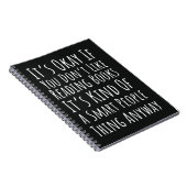 Funny Book Reading Gifts Nerd Reader Bookish ノートブック (右側)
