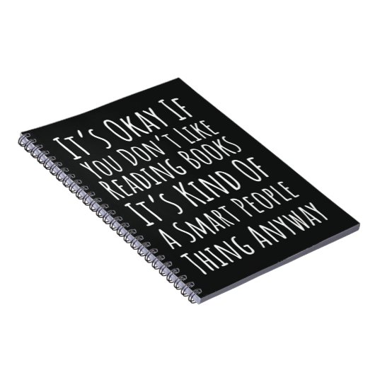 Funny Book Reading Gifts Nerd Reader Bookish ノートブック (右側)