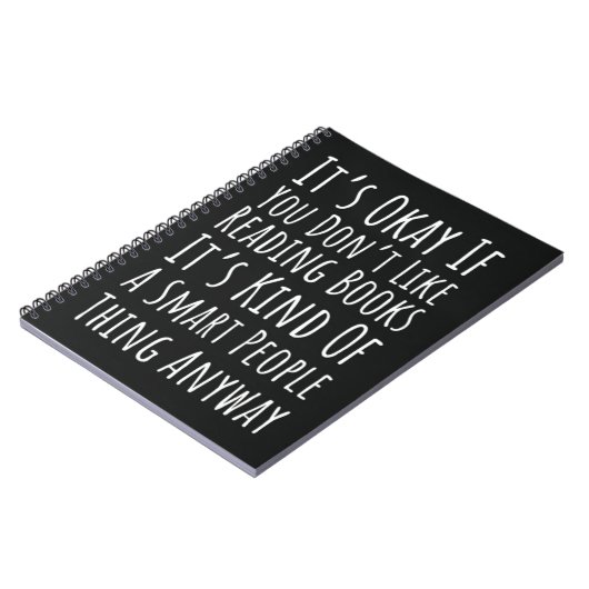 Funny Book Reading Gifts Nerd Reader Bookish ノートブック (左側)