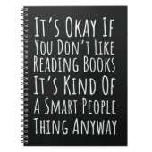 Funny Book Reading Gifts Nerd Reader Bookish ノートブック (正面)