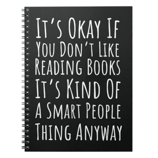 Funny Book Reading Gifts Nerd Reader Bookish ノートブック (正面)