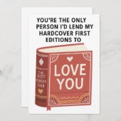 Funny Bookish Birthday card perfect for book lover シーズンカード (正面/裏面)