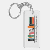 Funny Bookish No Shelf Control キーホルダー (正面左)