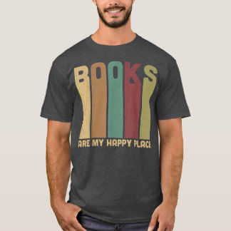 Funny Books are My Fun Happy Library Place Book Re Tシャツ