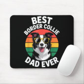 Funny Border Collie Design For Men Dad Border Coll マウスパッド (マウス)