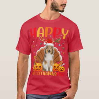 Funny Borzoi Dog Lover Happy Borzoi HelloThanksMas Tシャツ