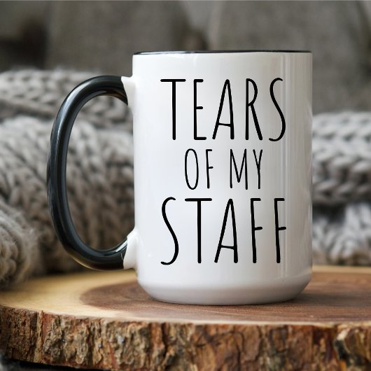  Funny Boss Day Gift, Tears of My Staff, Employer  マグカップ