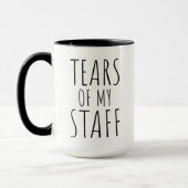  Funny Boss Day Gift, Tears of My Staff, Employer  マグカップ (左)