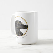 Funny Boss Gift - Corporate Crocodile Anatomy Mug コーヒーマグカップ (正面左)
