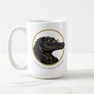 Funny Boss Gift - Corporate Crocodile Anatomy Mug コーヒーマグカップ
