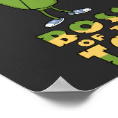 Funny Boss Of The Toss Cornhole Graphic ポスター (角)