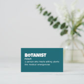 Funny Botanist Definition 名刺 (スタンド正面)