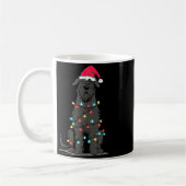 Funny Bouvier Des Flandres Christmas Graphics Dog  コーヒーマグカップ (左)