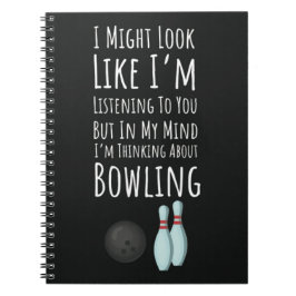 Funny Bowling Gifts And Novelties Sports Bowler ノートブック