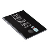 Funny Bowling Gifts Bowler Fan Player Fun ノートブック (右側)