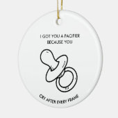 Funny Bowling, Sarcastic Gag Gift for Bowlers  セラミックオーナメント (左)