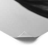 Funny Boxer Dog Bathroom Print, Toilet Paper Roll ポスター (角)