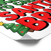 Funny Boys Christmas Most Likely To Call Santa Bru ポスター (角)