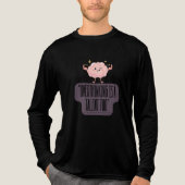 Funny Brain Power Apparel for Overthinkers  トライブレンドＴシャツ (正面)