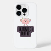 Funny Brain Power Apparel for Overthinkers  Case-Mate iPhoneケース (裏面)