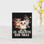 Funny Brainrot Los Tralaleritos Halloween Costume  カード (黄色い花)