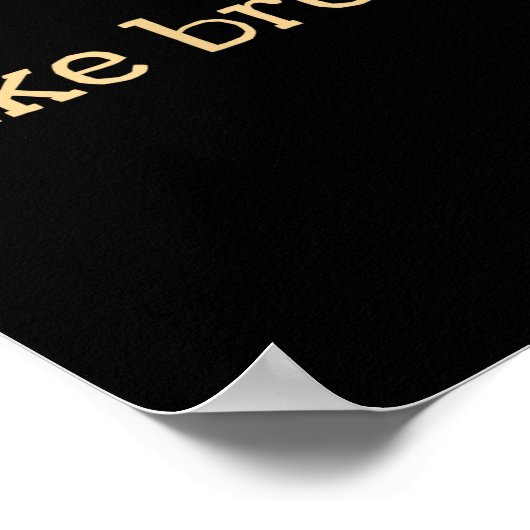 Funny Bread Lover Minimalist Sourdough Baking  ポスター (角)