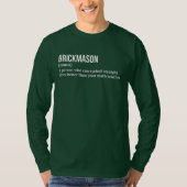 Funny Brickmason Definition Tシャツ (正面)
