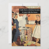 Funny Bridal Shower Vintage Look Personalized (正面)