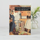 Funny Bridal Shower Vintage Look Personalized (スタンド正面)